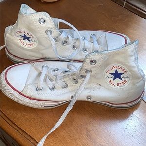 White high top converse